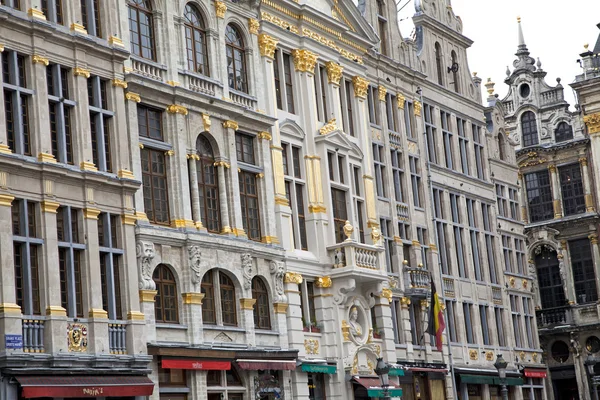 Grote markt - beroemde plein in Brussel — Stockfoto