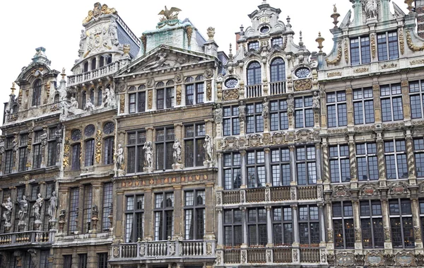 Grand place - berühmter Platz in Brüssel — Stockfoto