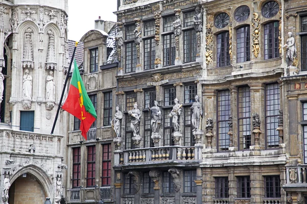 Grand place - berühmter Platz in Brüssel — Stockfoto