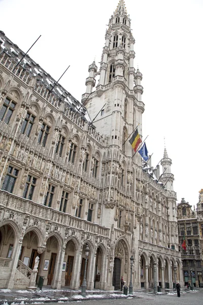 Grote markt - beroemde plein in Brussel — Stockfoto