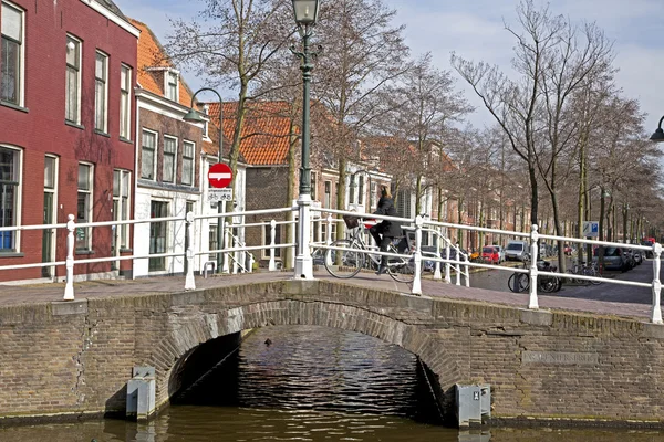 Delft canals — Stock Photo, Image