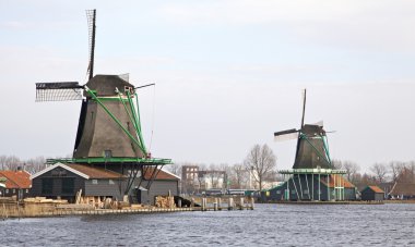 yel değirmenleri zaanse Schans'a Müzesi