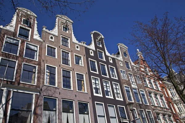 Amsterdam architecture from boat — Stock Photo, Image