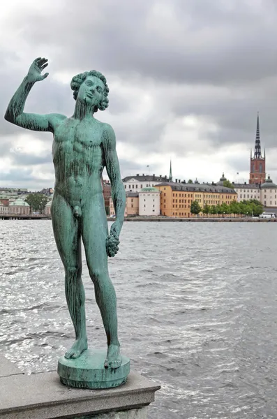 Pomnik w Sztokholmie, Szwecja — Zdjęcie stockowe