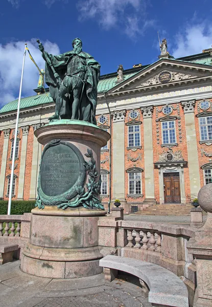 Estátua em Stockholm, Suecia — Fotografia de Stock