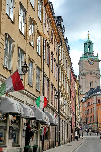 Régi város - Stockholm, Svédország — Stock Fotó