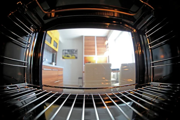 Inside oven — Stock Photo, Image