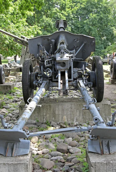 Vecchio canone della seconda guerra mondiale — Foto Stock