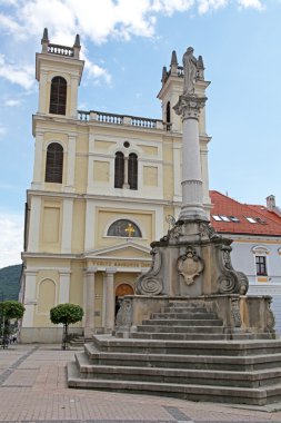 Square in city Banska Bystrica, Slovakia clipart