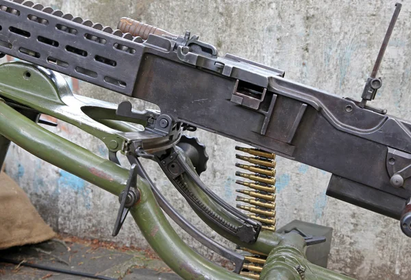 Ancien machinegun de la Seconde Guerre mondiale — Photo