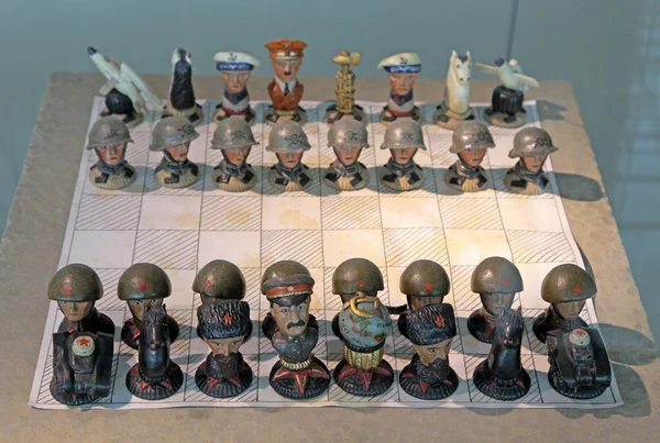 Vieux échecs de la Seconde Guerre mondiale — Photo
