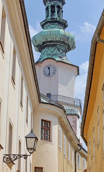 Casco antiguo en Bratislava, Eslovaquia — Foto de Stock
