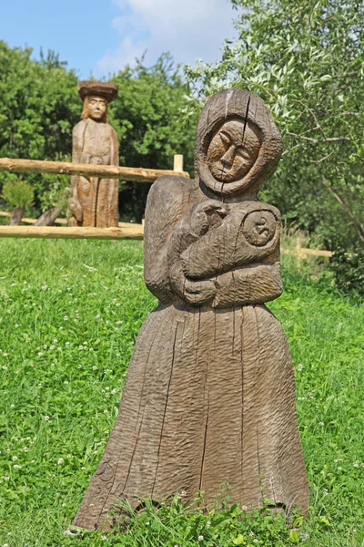 Vlkolinec - schilderachtige historische dorp, Slowakije — Stockfoto