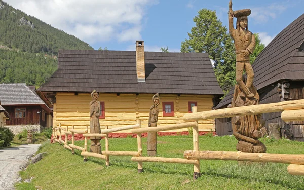 Vlkolinec - picturesque historical village, Slovakia — Stock Photo, Image