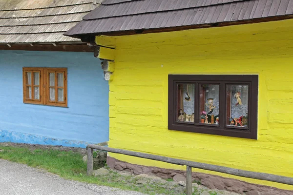 Vlkolinec - desa bersejarah yang indah, Slowakia — Stok Foto