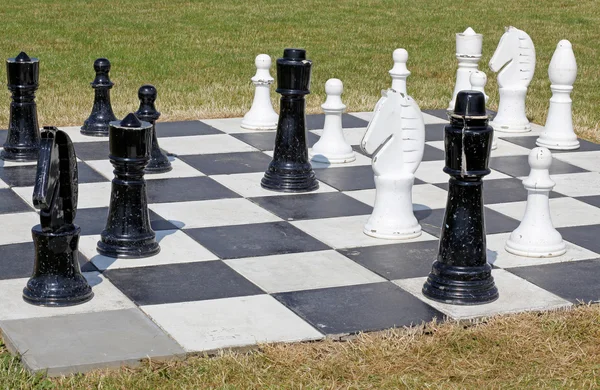 Большая шахматная доска — стоковое фото