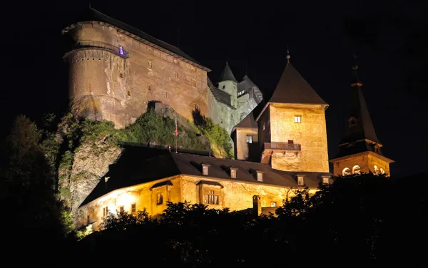 Oravsky hrad - Zamek Orawski, Słowacja — Zdjęcie stockowe