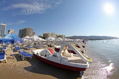 Sandy beach, sunny beach, Bulgaristan