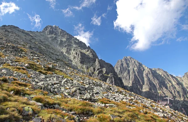Lomnicky stit - peak in High Tatras, Slovakia — Stock Photo, Image
