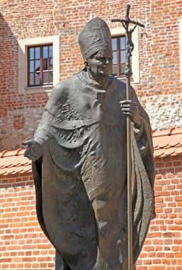 Wawel royal castle civarındaki Krakov, Polonya
