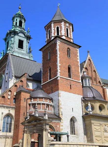 Königsschloss Wawel in Krakau, Polen — Stockfoto