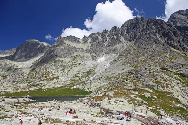 5 шарів Spisskych - tarns у Високі Татри, Словаччина — стокове фото