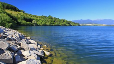 Liptovska mara - su havzası bölgesi liptov içinde