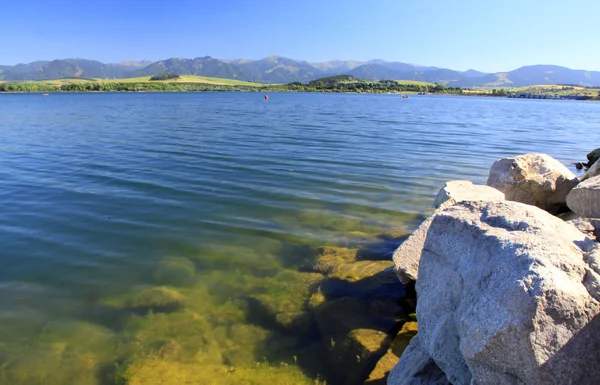 Liptovska Mara - water basin in region Liptov — Stock Photo, Image