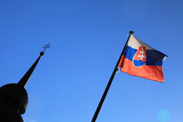 Bandiera nazionale slovacca — Foto Stock