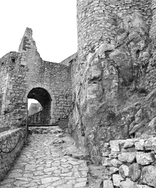 Руїни замку Левоча, Словаччина — стокове фото