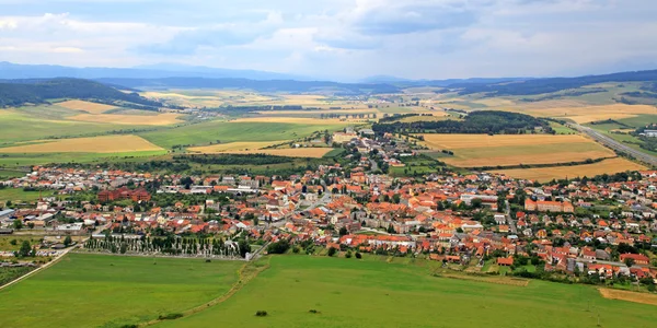 Vista de Spis Castle, Eslováquia — Fotografia de Stock