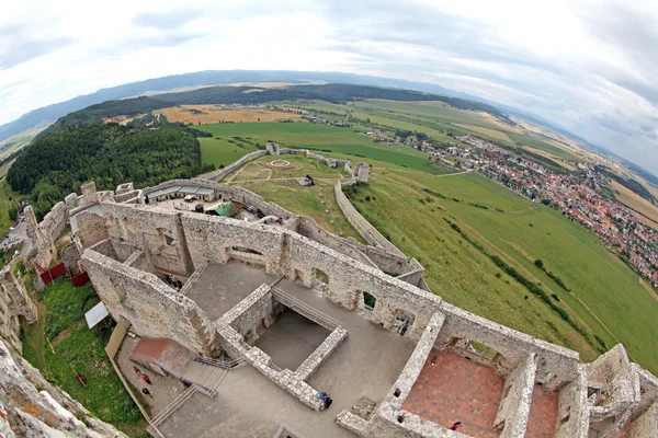 Die Ruinen der Burg Zips, Slowakei — Stockfoto