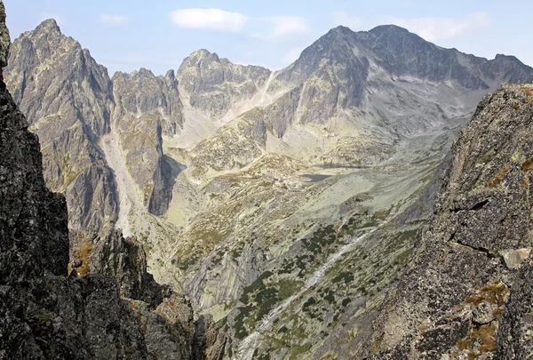 Mala studena dolina - vallei in hoge Tatra, Slowakije — Stockfoto