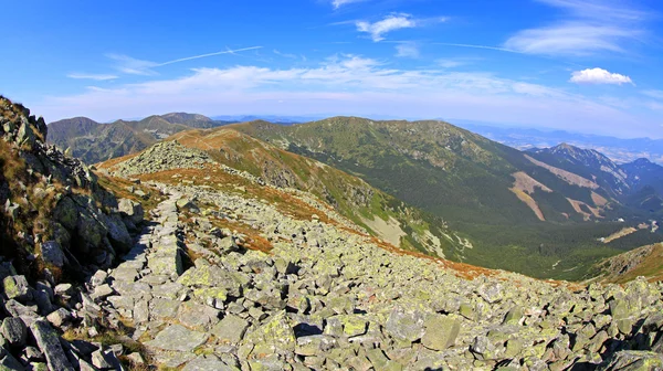 Uitzicht vanaf derese - lage Tatra, Slowakije — Stockfoto