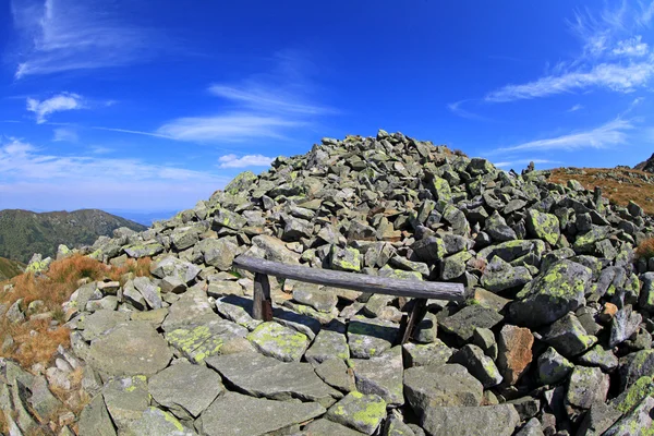 查看从 derese-低上塔特拉山、 斯洛伐克 — 图库照片