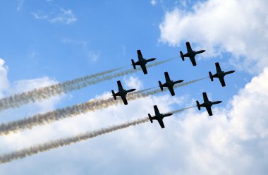 akrobasi gösterisi takım patrulla aquila