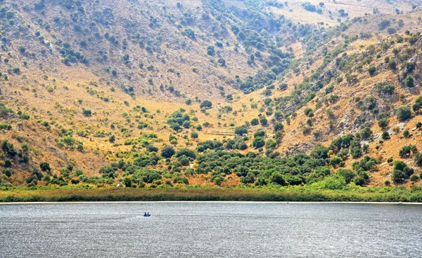 Озеро Курна на острові Кріт — стокове фото