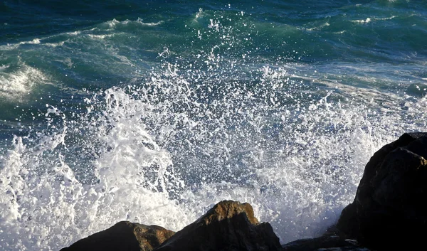 Mar tormentoso en Creta — Foto de Stock
