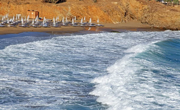 Stranden på Kreta — Stockfoto