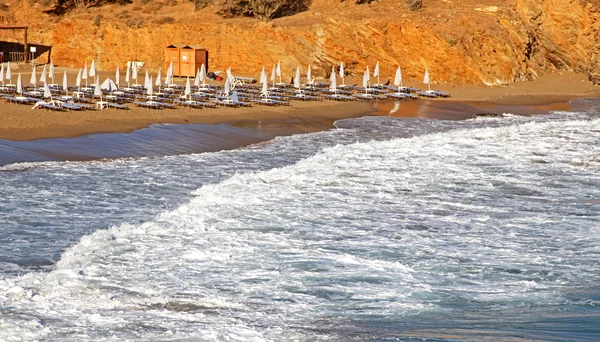 Stormy sea at Crete — Stock Photo, Image