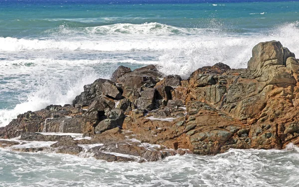 Stormachtige zee op Kreta — Stockfoto