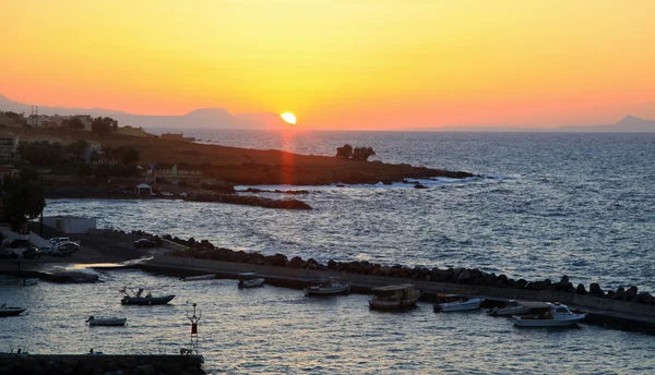 Tramonto a Creta — Foto Stock