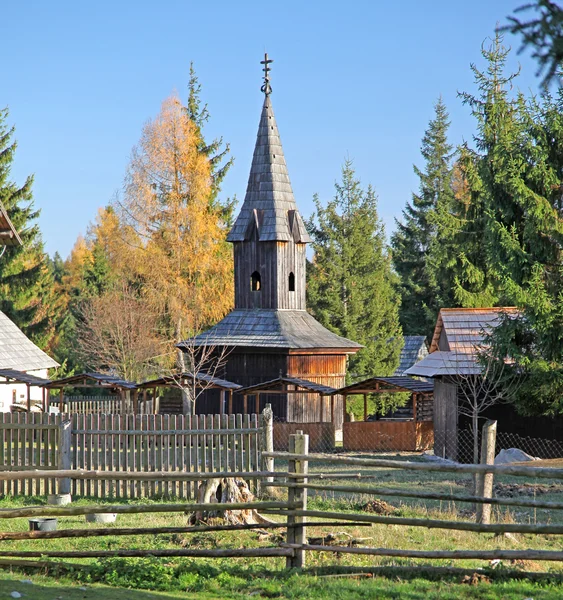 Pribylina - open air museum at region Liptov, Slovakia — Stock Photo, Image