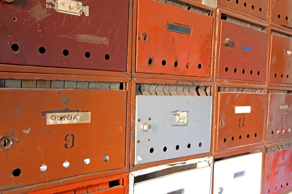 Oude postboxes — Stockfoto