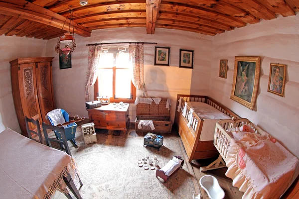Pribylina - kırsal ev iç — Stok fotoğraf