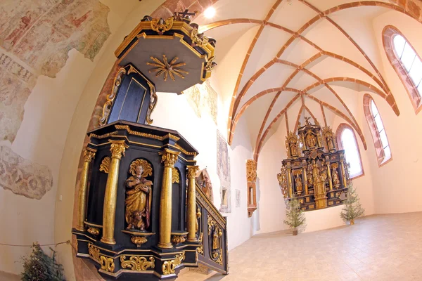 Pribylina - interior de la iglesia — Foto de Stock