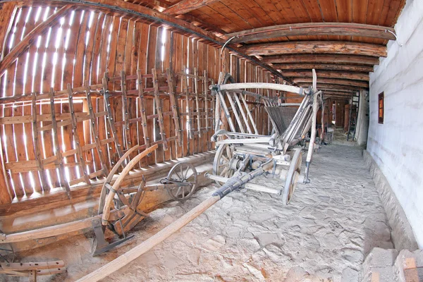 Pribylina - interior de la casa rural — Foto de Stock