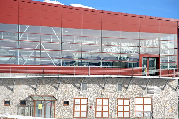 Modern cableway in ski resort Chopok-Juh, Slovakia — Stock Photo, Image