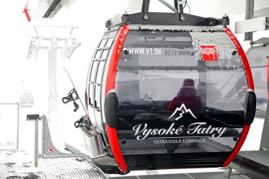 ski resort tatranska lomnica, Slovakya, modern teleferik