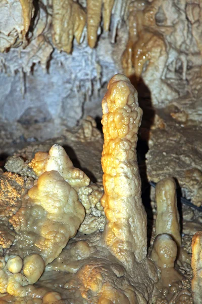 Interior da bela caverna de liberdade de Demanovska — Fotografia de Stock